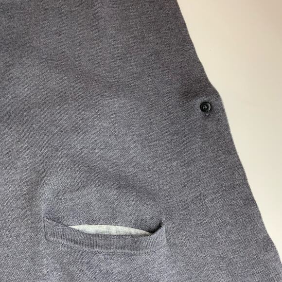 Lululemon After Asana Wrap Cashmere Blend Yoga Sweater Grey Women's Small - Picture 7 of 9